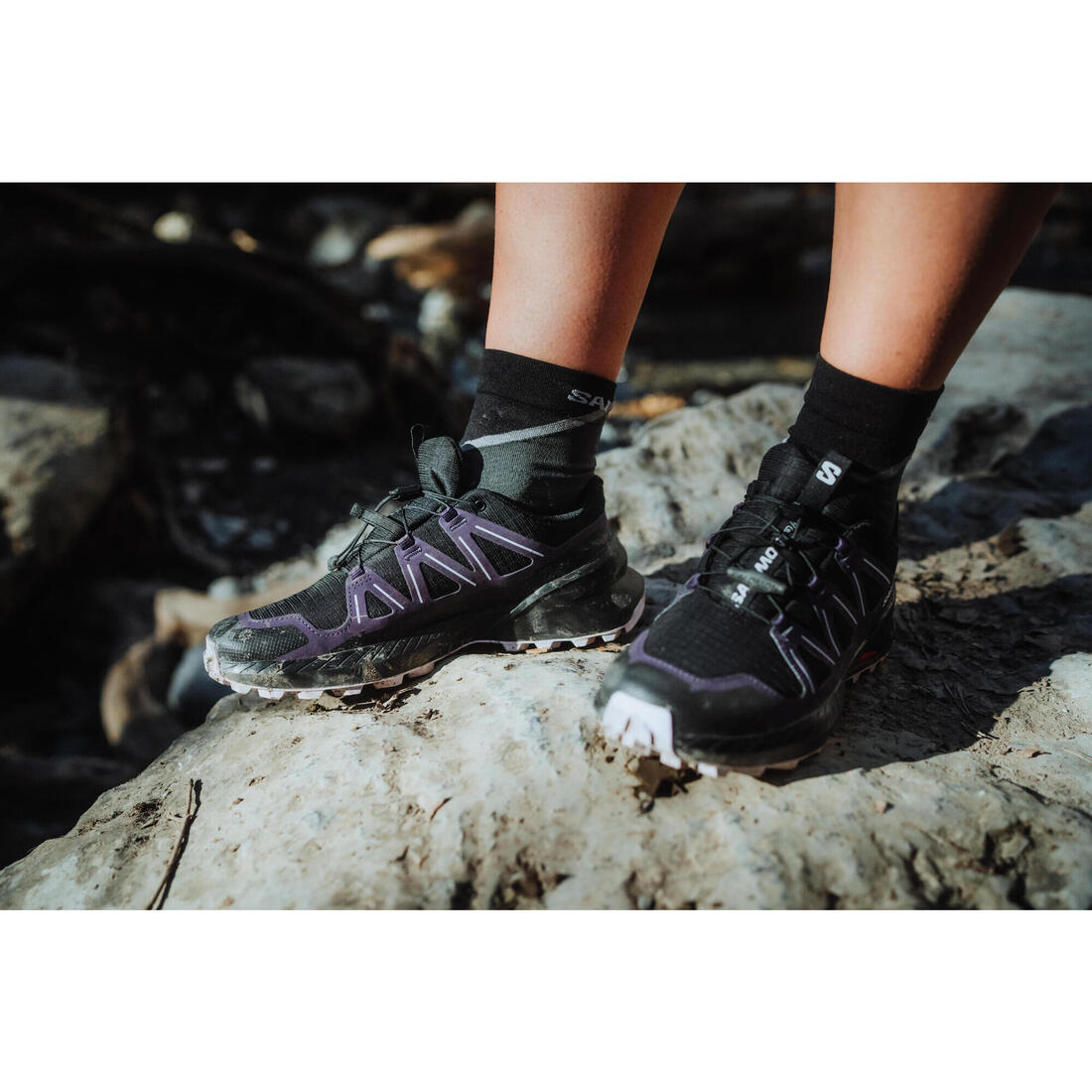 Chaussures de trail running pour femme, Salomon Speedcross Peak W noires.