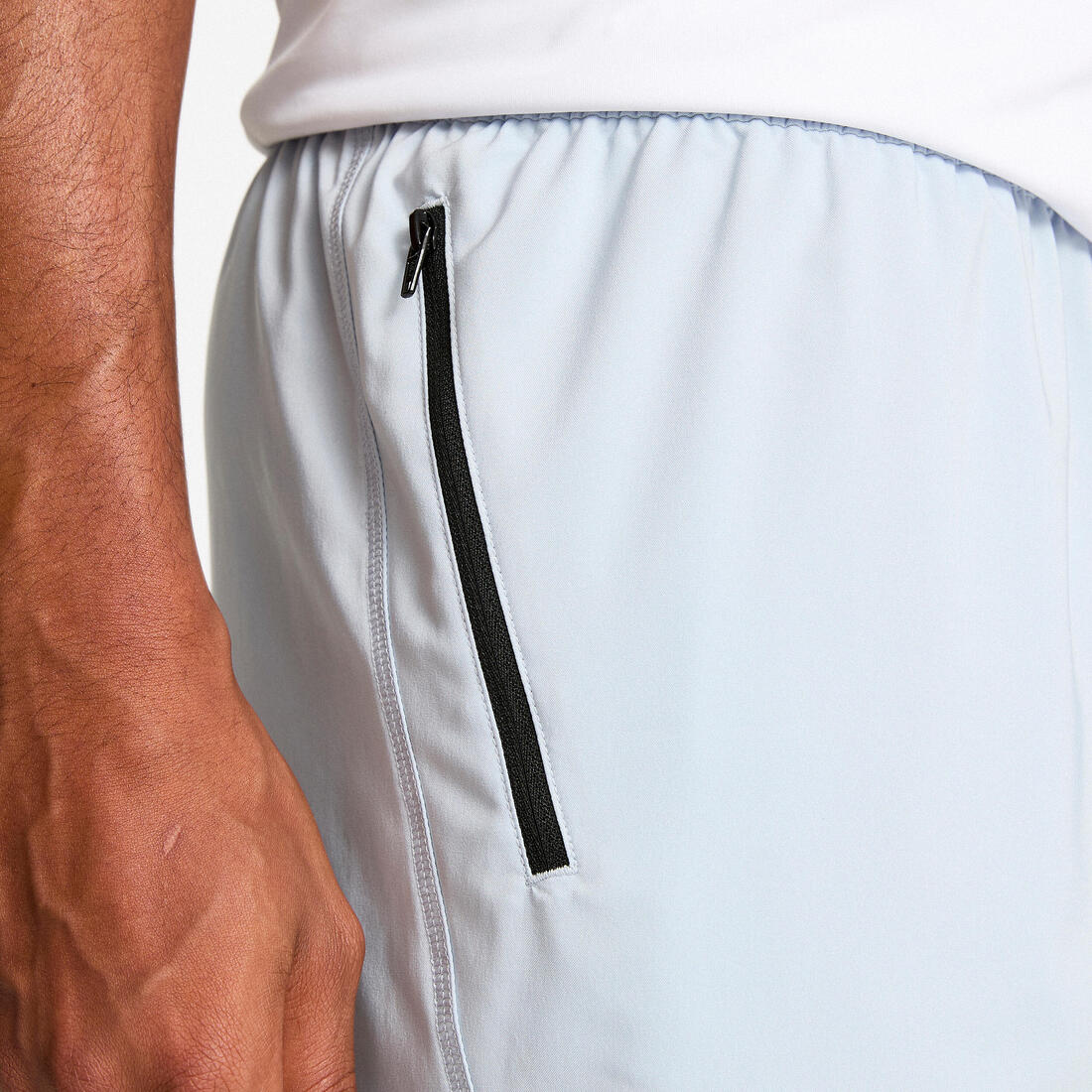 Short de fitness respirant poches zippées homme