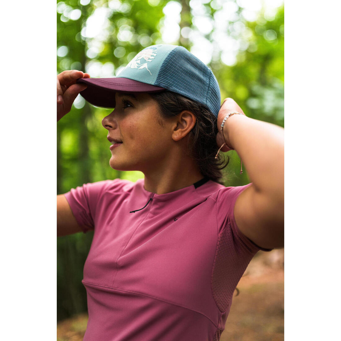 Casquette trucker verte enfant MH100