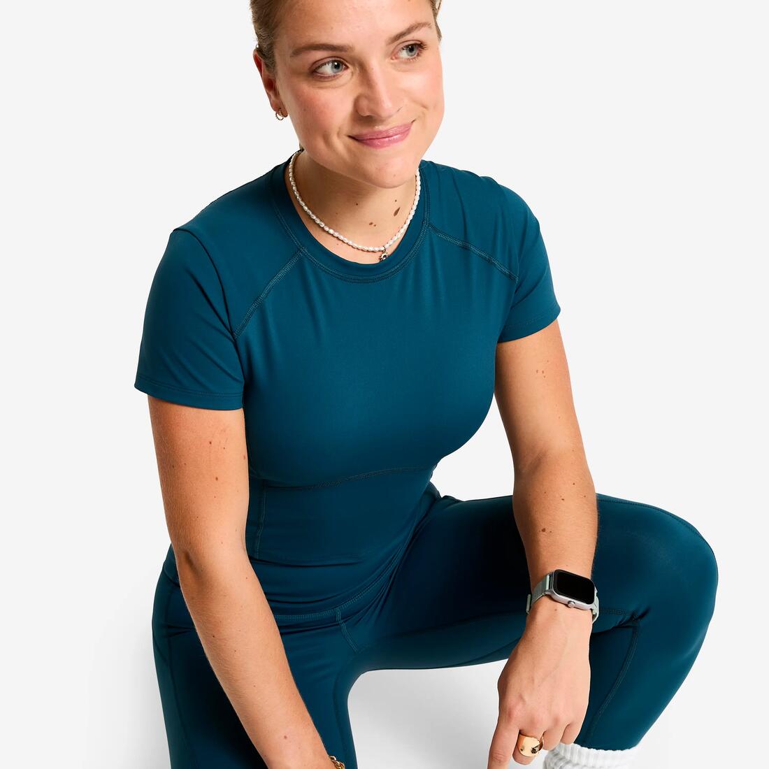 Legging de sport taille haute gainant femme foncé