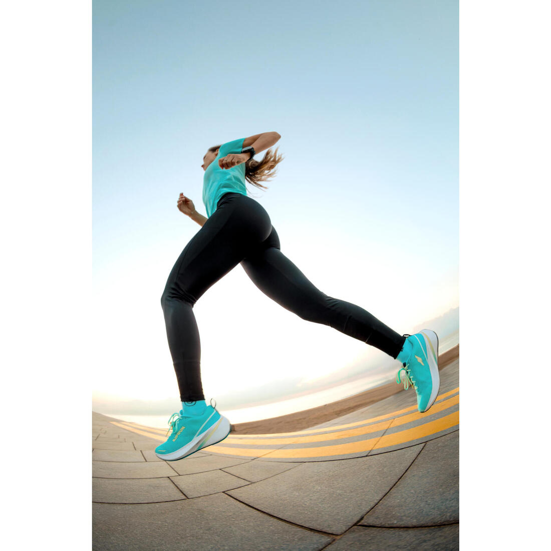 T-shirt de running Femme, Kiprun Run 500 Confort