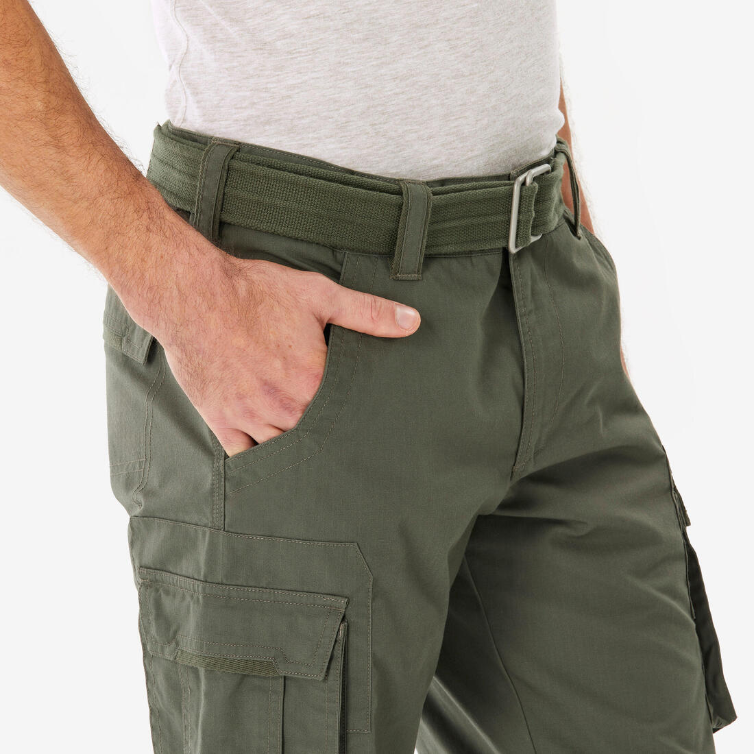 Pantalon cargo de trek voyage - travel 500 homme