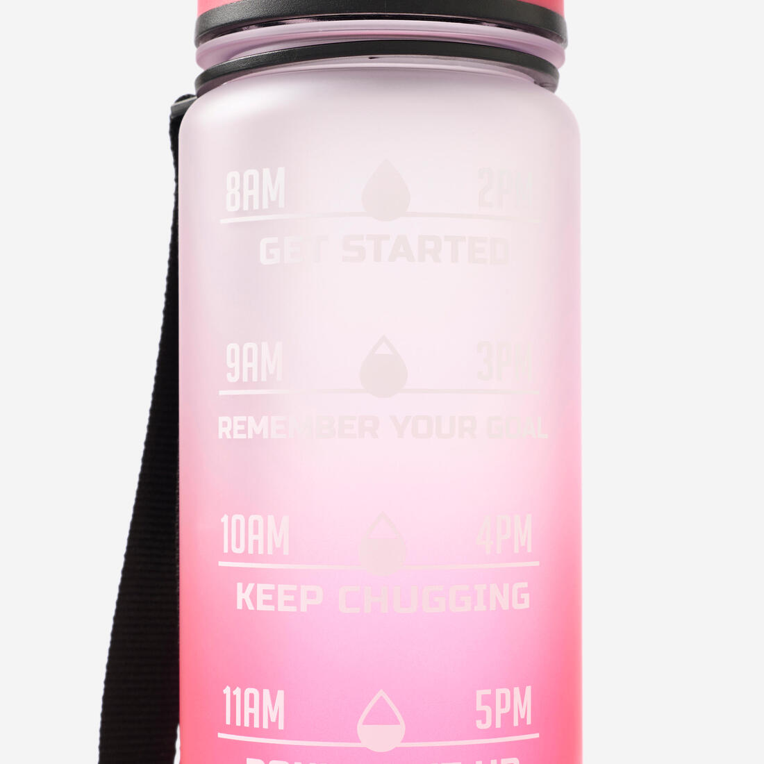 Gourde de fitness motivation 1 litre