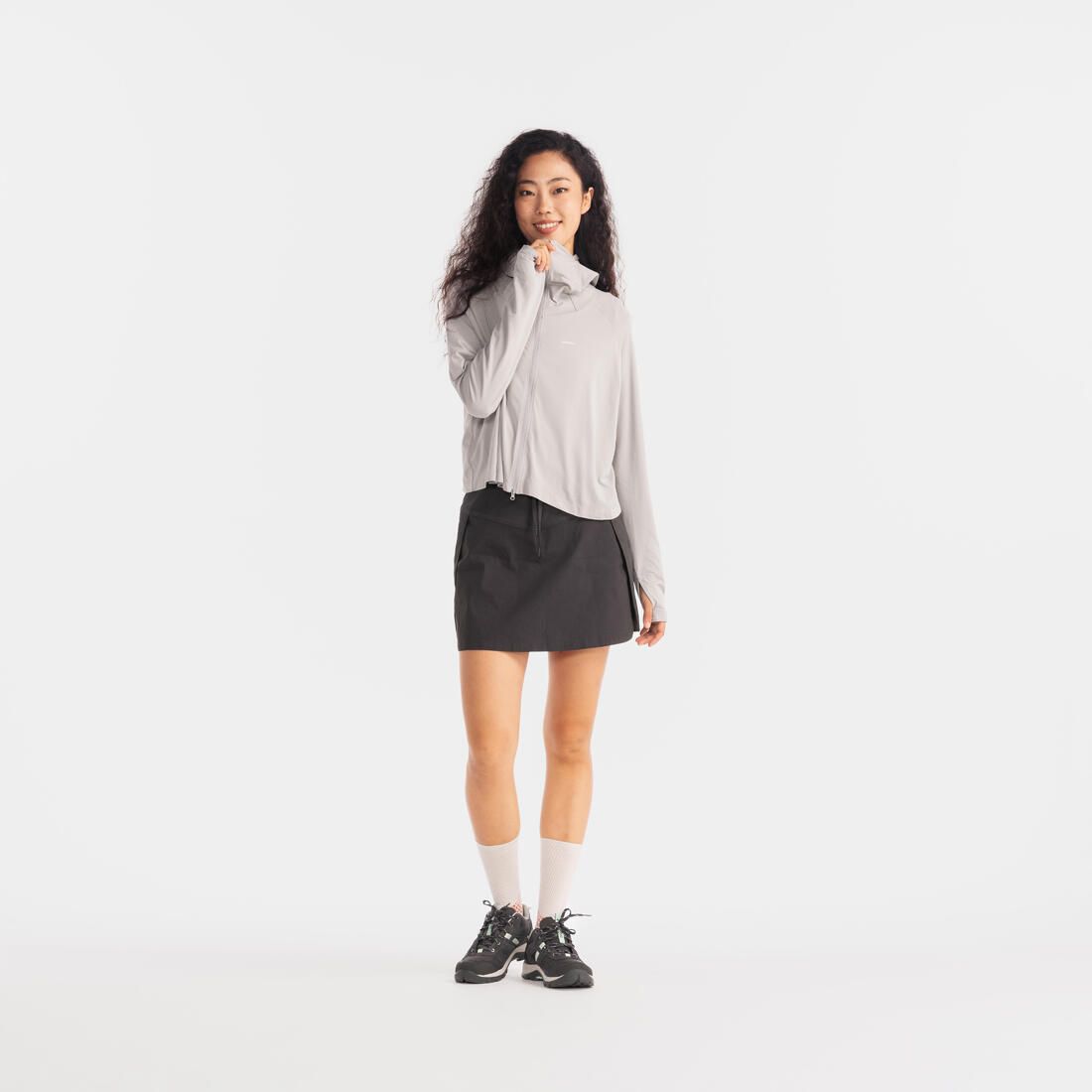 Jupe short de randonnée - nh500 - femme