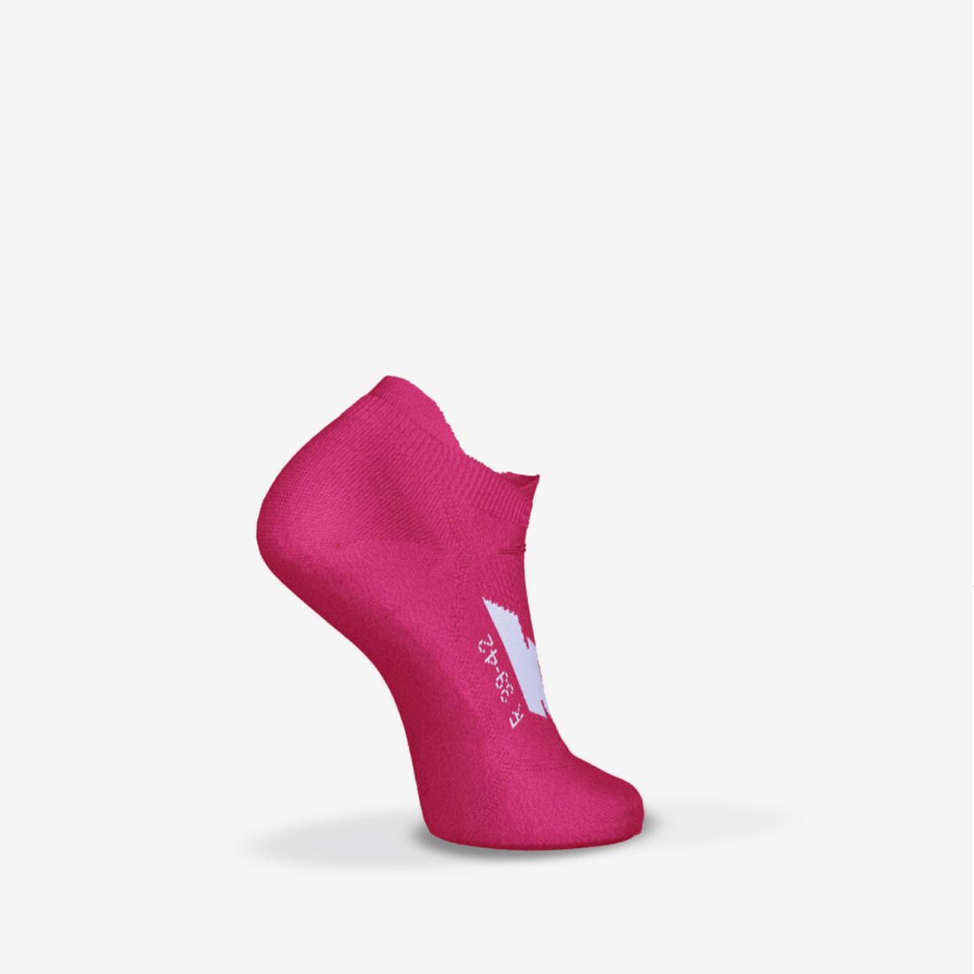 LOT de 2 PAIRES de CHAUSSETTES DE RUNNING RUN500 FINES INVISIBLES