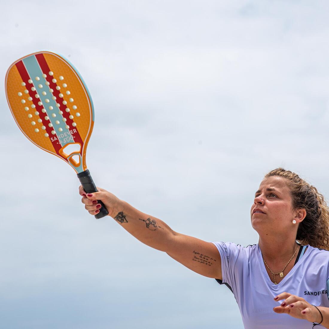 Raquette de beach tennis btr 500 o