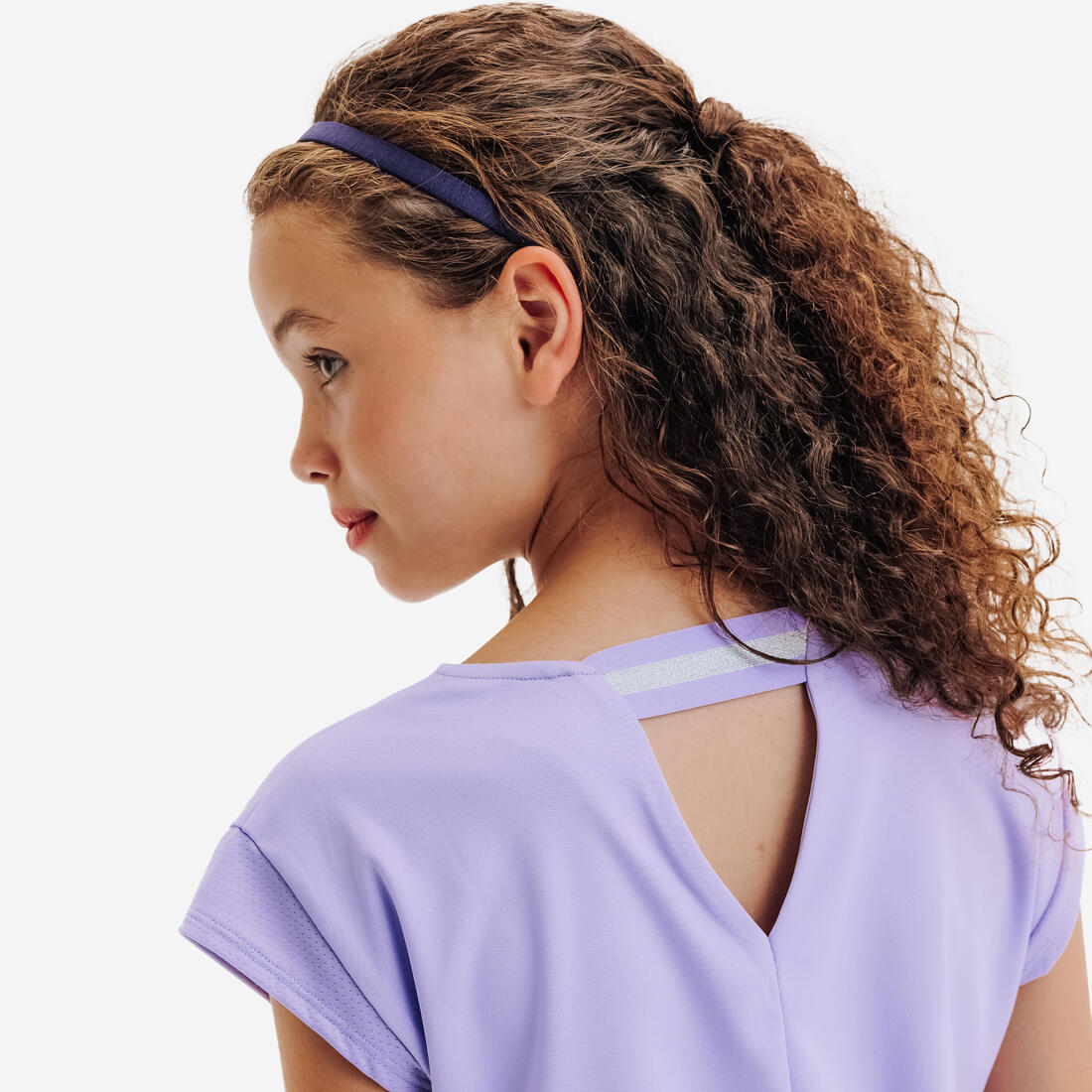 T-shirt de tennis fille - TTS500
