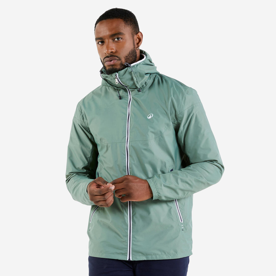Veste imperméable de voile - veste de pluie coupe vent sailing 100