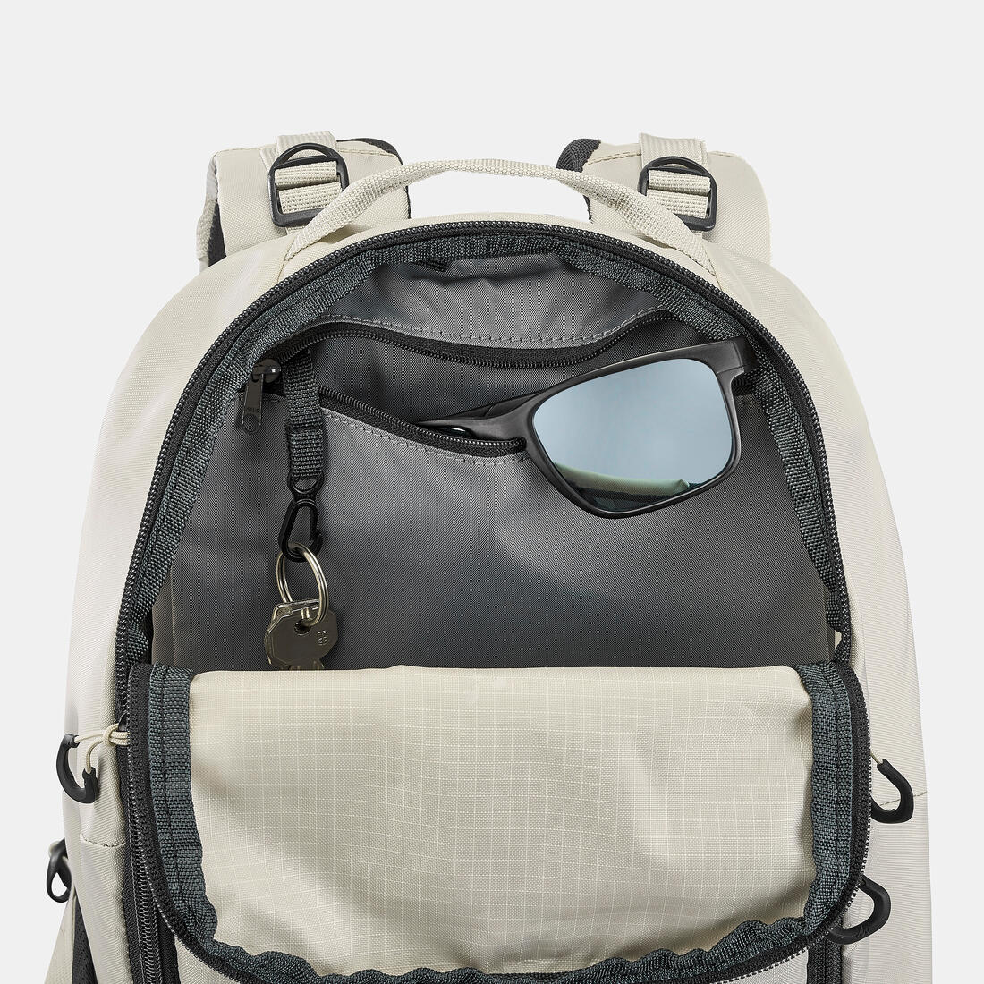 Sac à dos de randonnée montagne 20L, MH100 noir