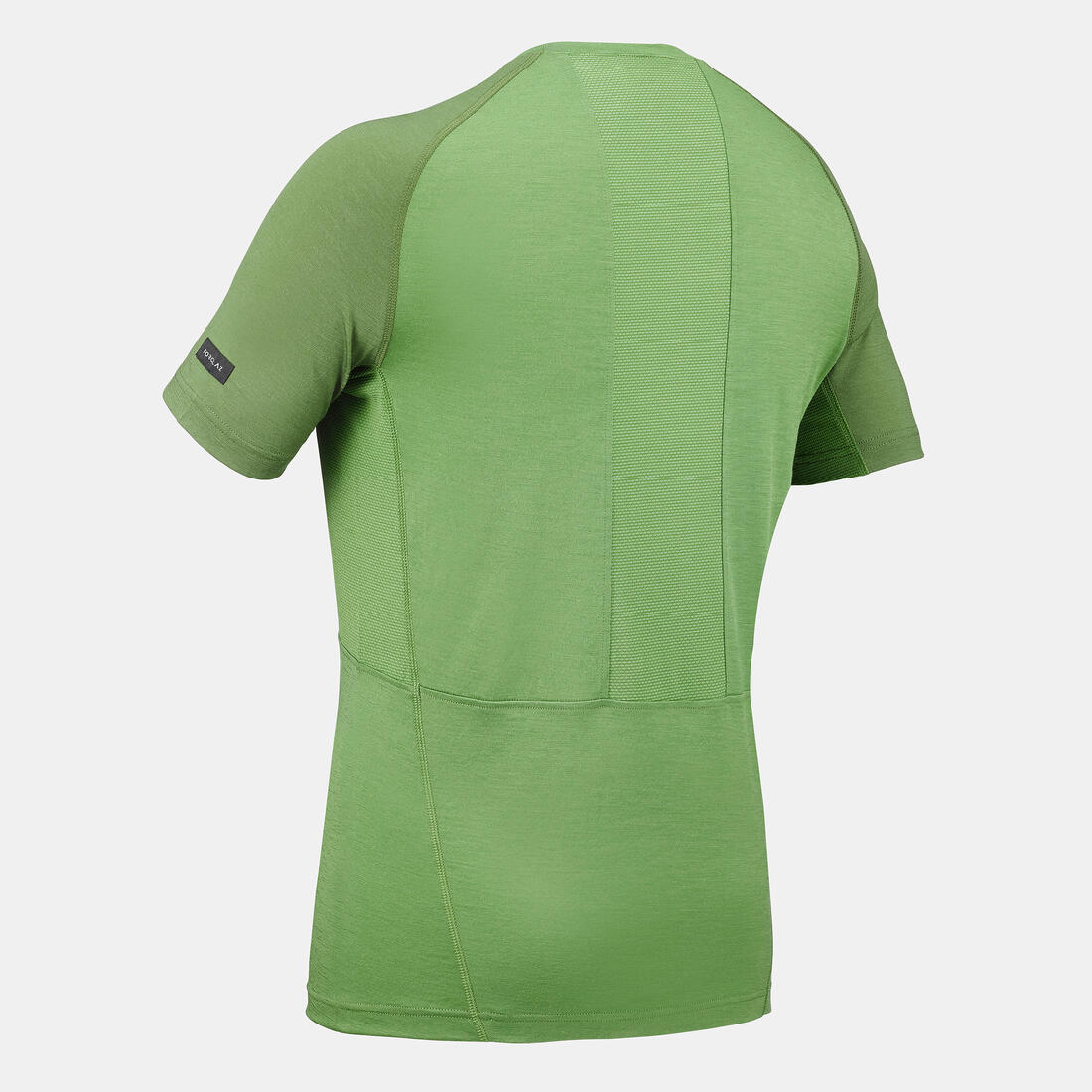T-shirt de trek manches courtes en laine mérinos - homme - mt500
