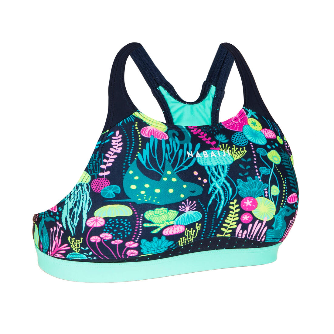 Haut de maillot de bain de natation fille Kamyleon Wave