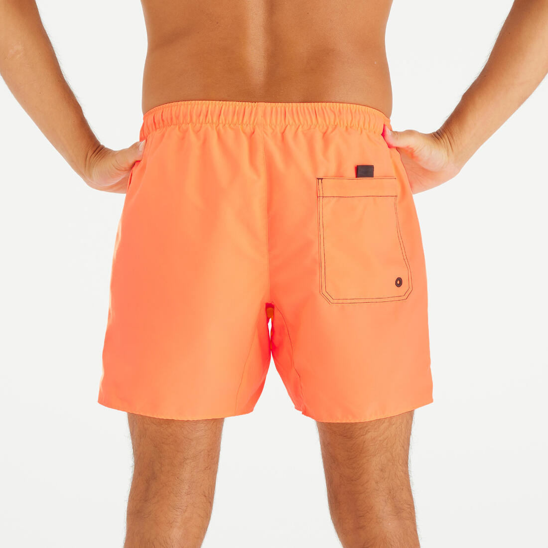 Boardshort surf 100 Court 15" Homme - Hendaia pockets Khaki