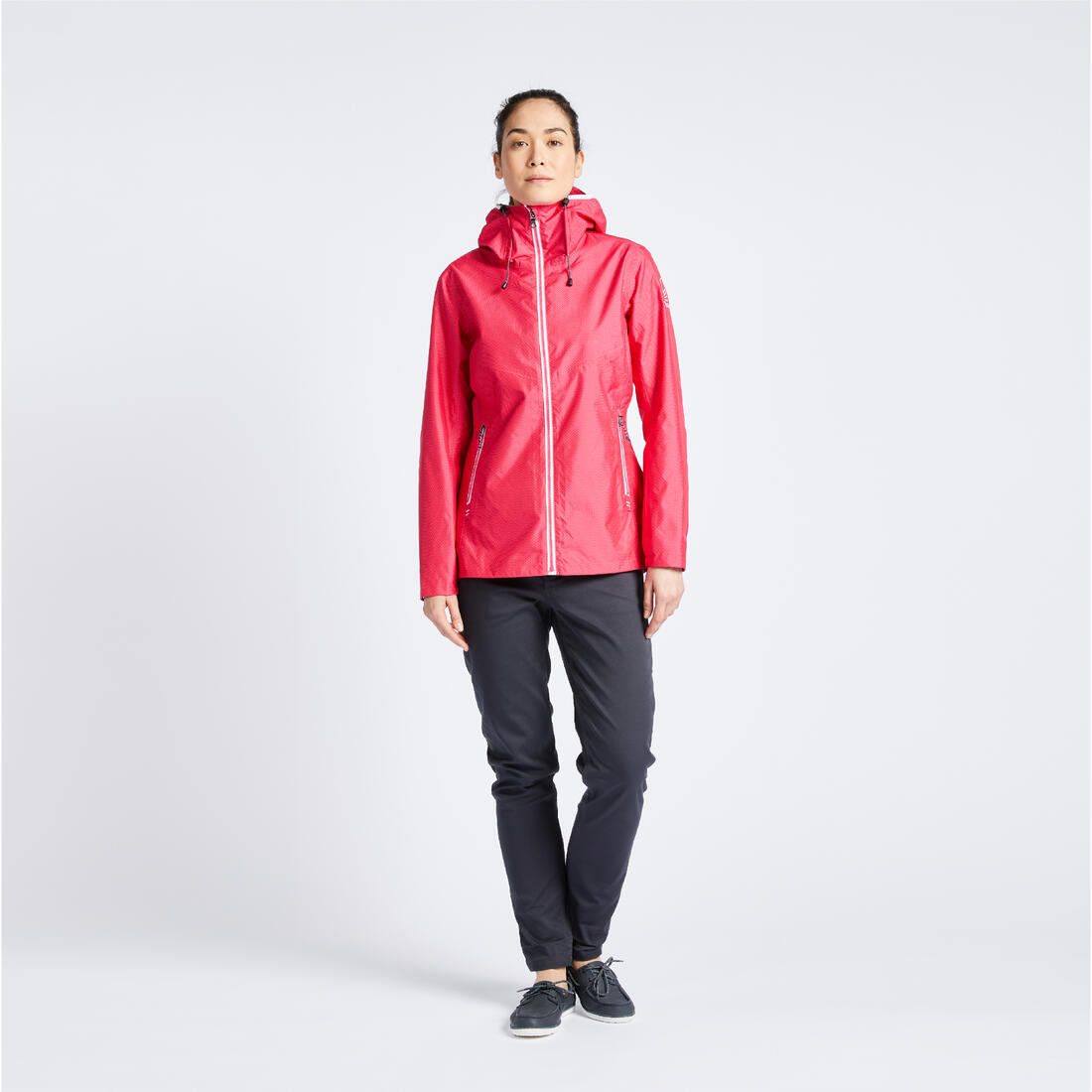Veste imperméable de voile - veste de pluie sailing 100 femme
