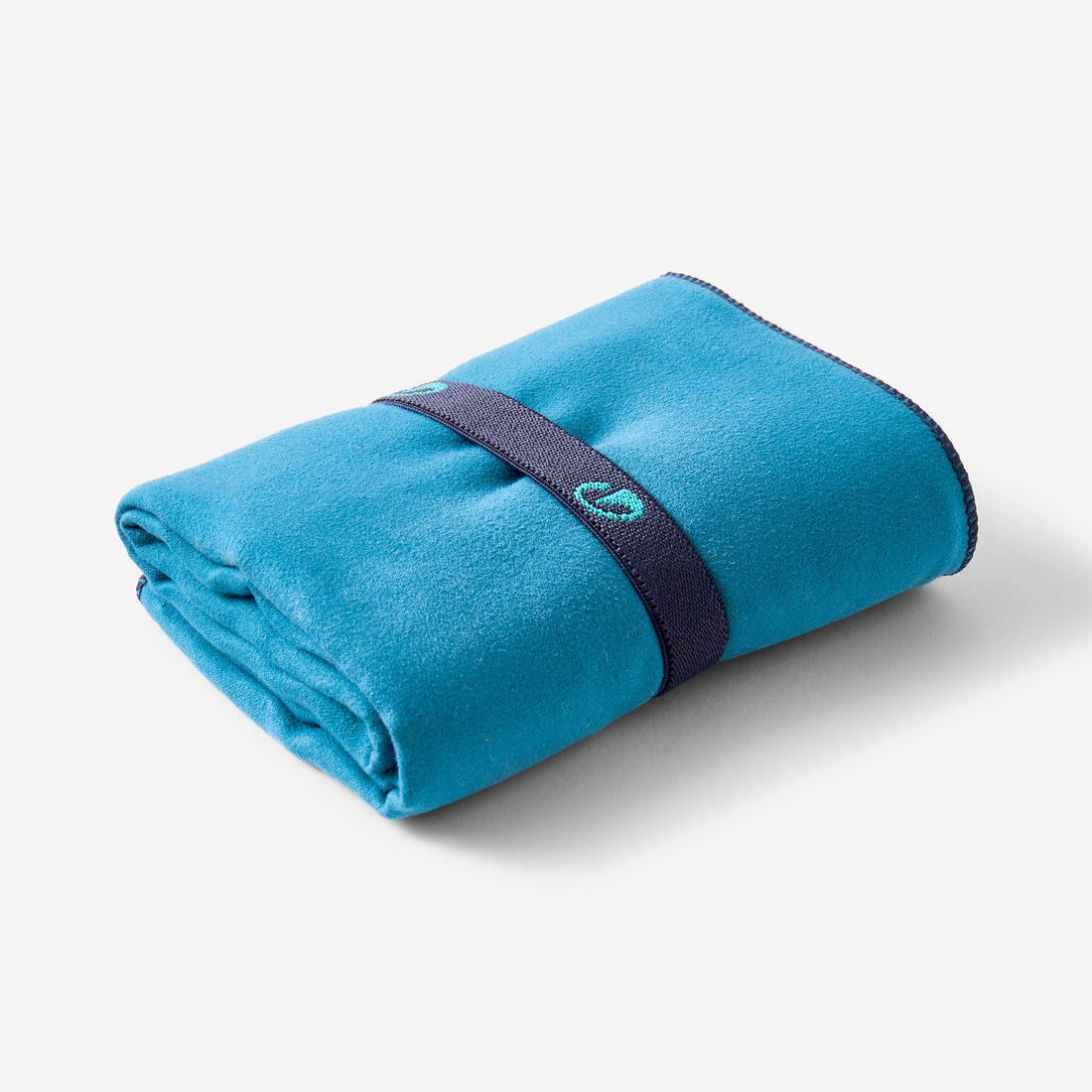 Serviette de bain microfibre double face taille M 60 x 80 cm, vert/bleu