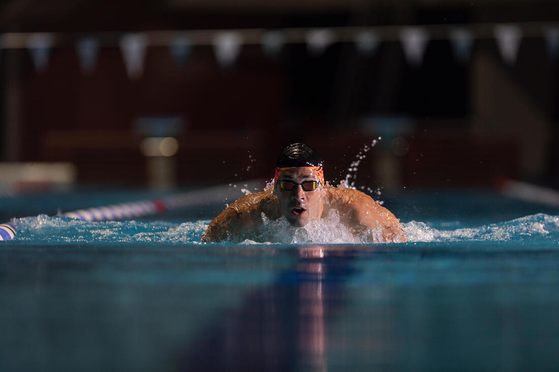 Lunettes de natation Taille Unique - Bfast noir miroir orange fire