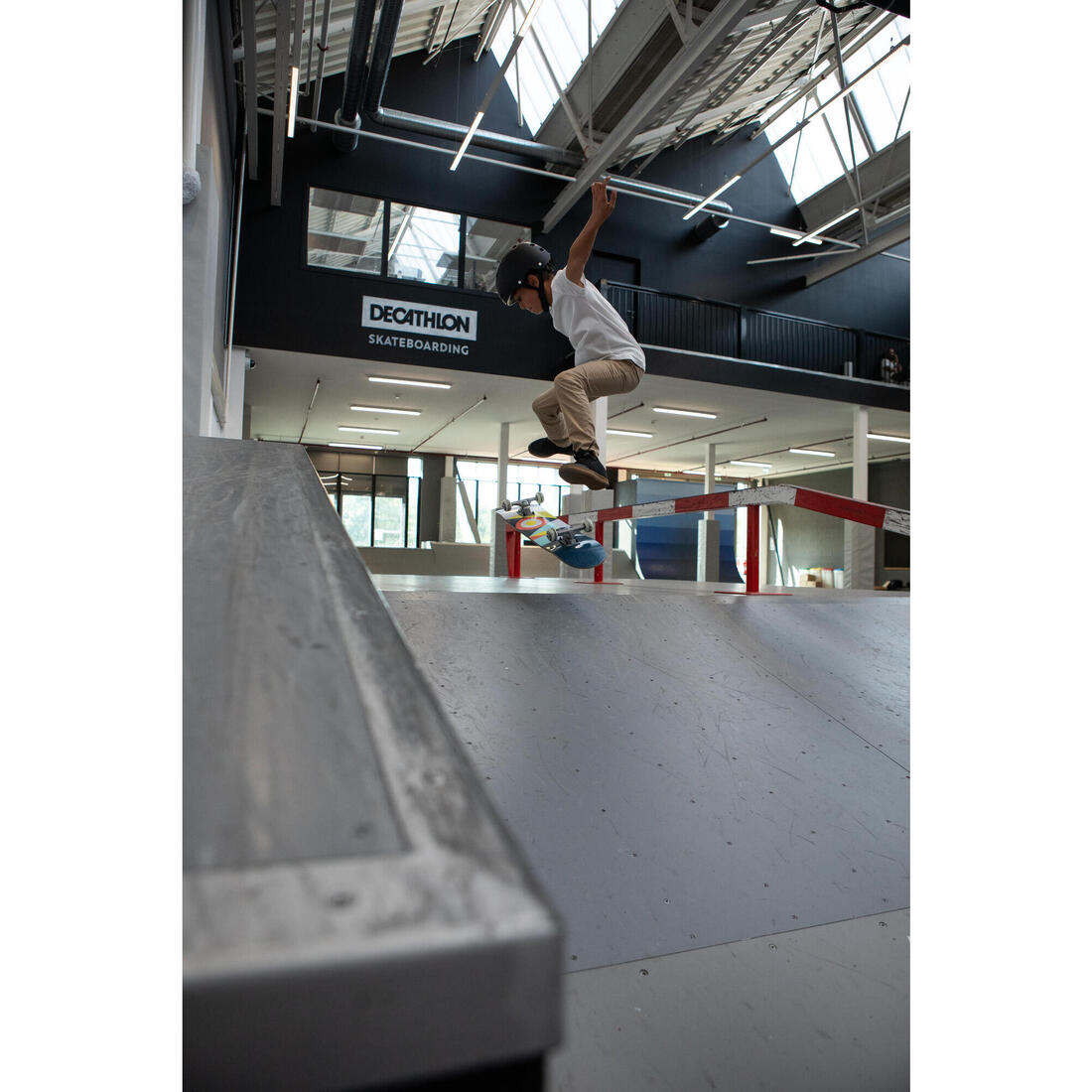 Planche de skate enfant 8 - 12 ans cp500 mid flag taille 7.5"
