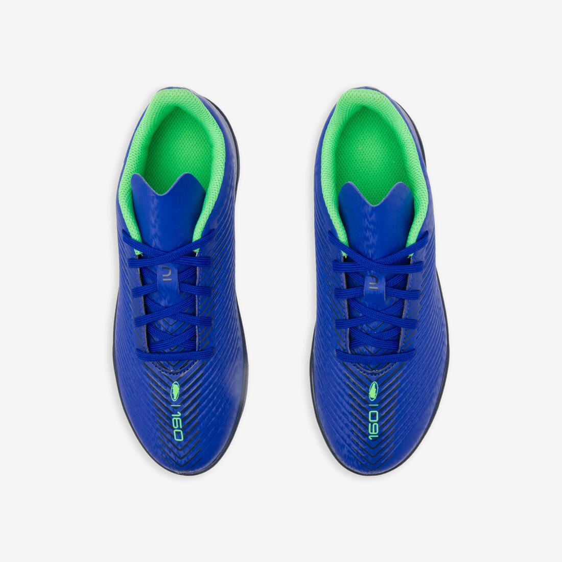 Chaussures de football enfant a lacets 160 jr turf .tf
