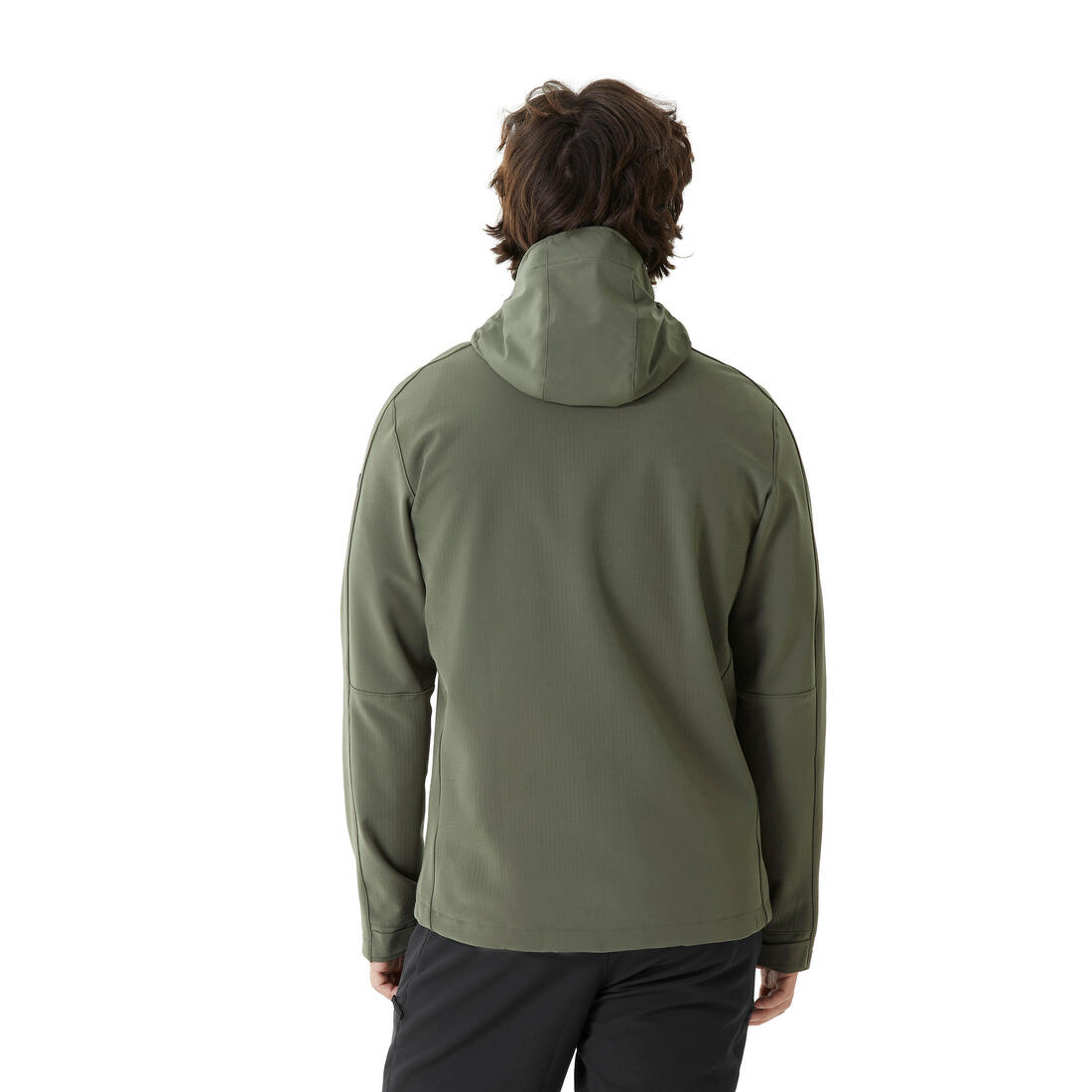 Veste de trek coupe-vent softshell homme, MT500 khaki