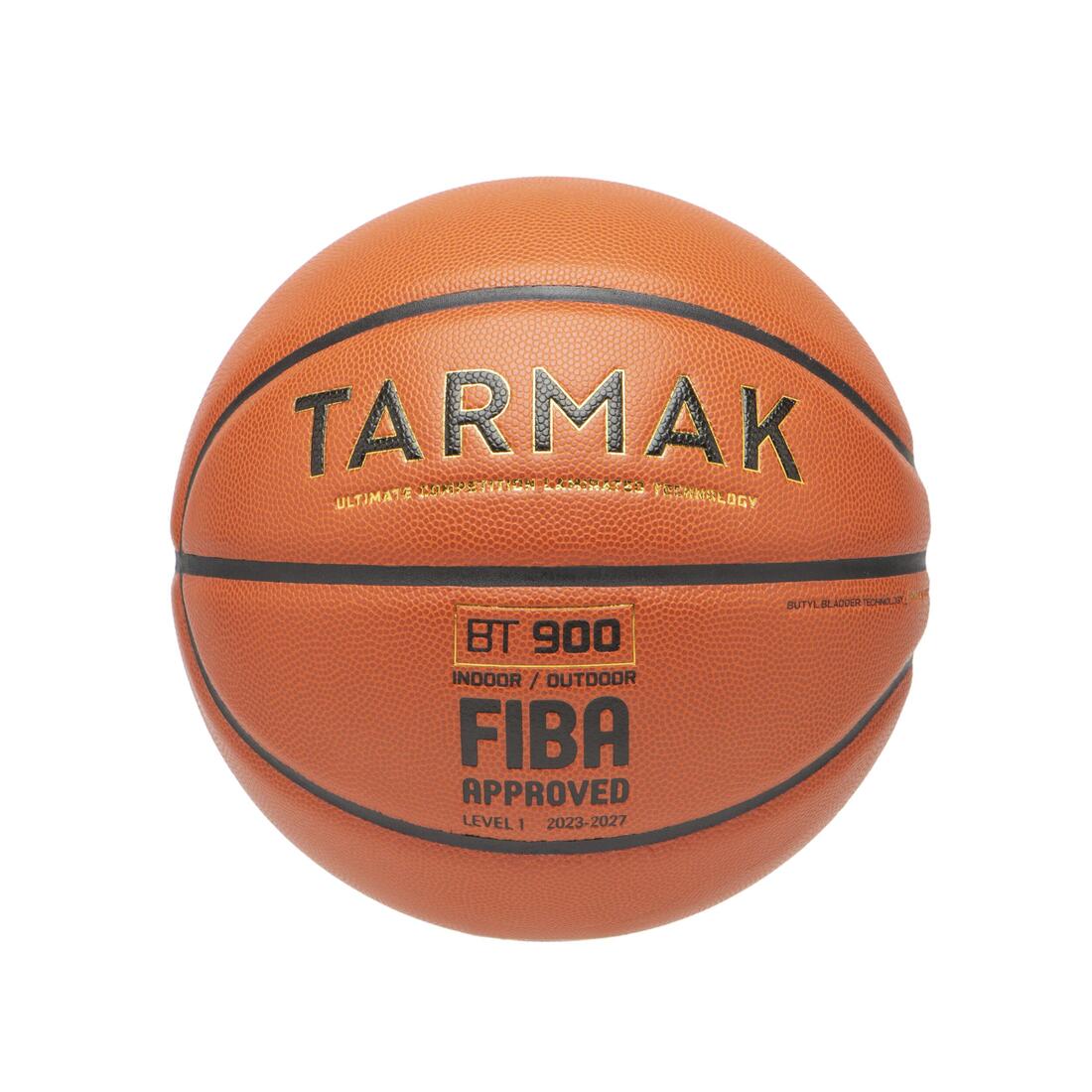 Ballon de basket BT900 taille 7. Homologué FIBA pour garçon et adulte