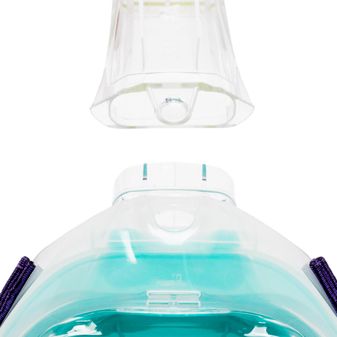 Masque snorkeling surface easybreath + avec valve acoustique > 10 ans - jungl