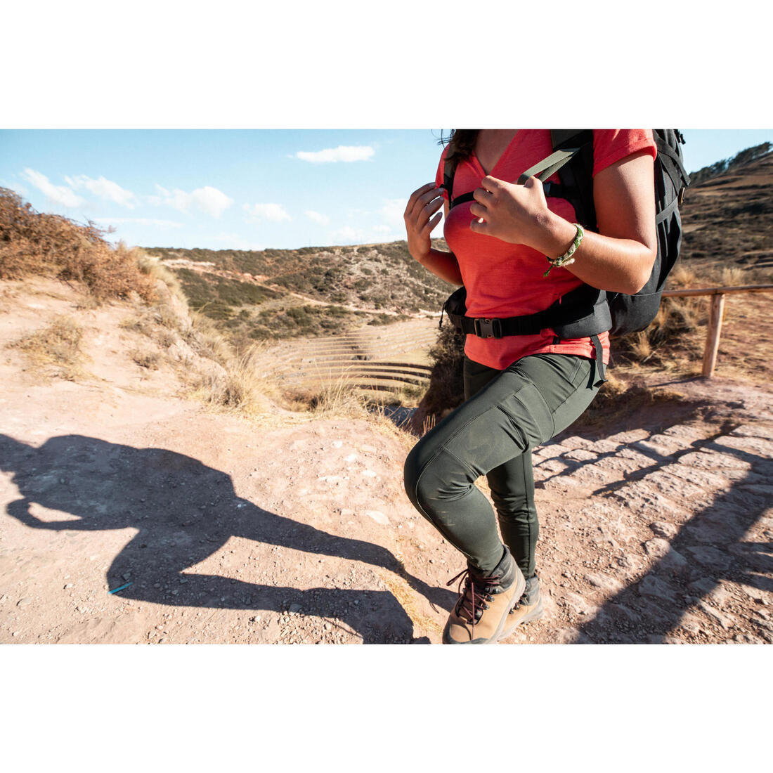 Legging de trekking & voyage resistant - femme - Travel 500