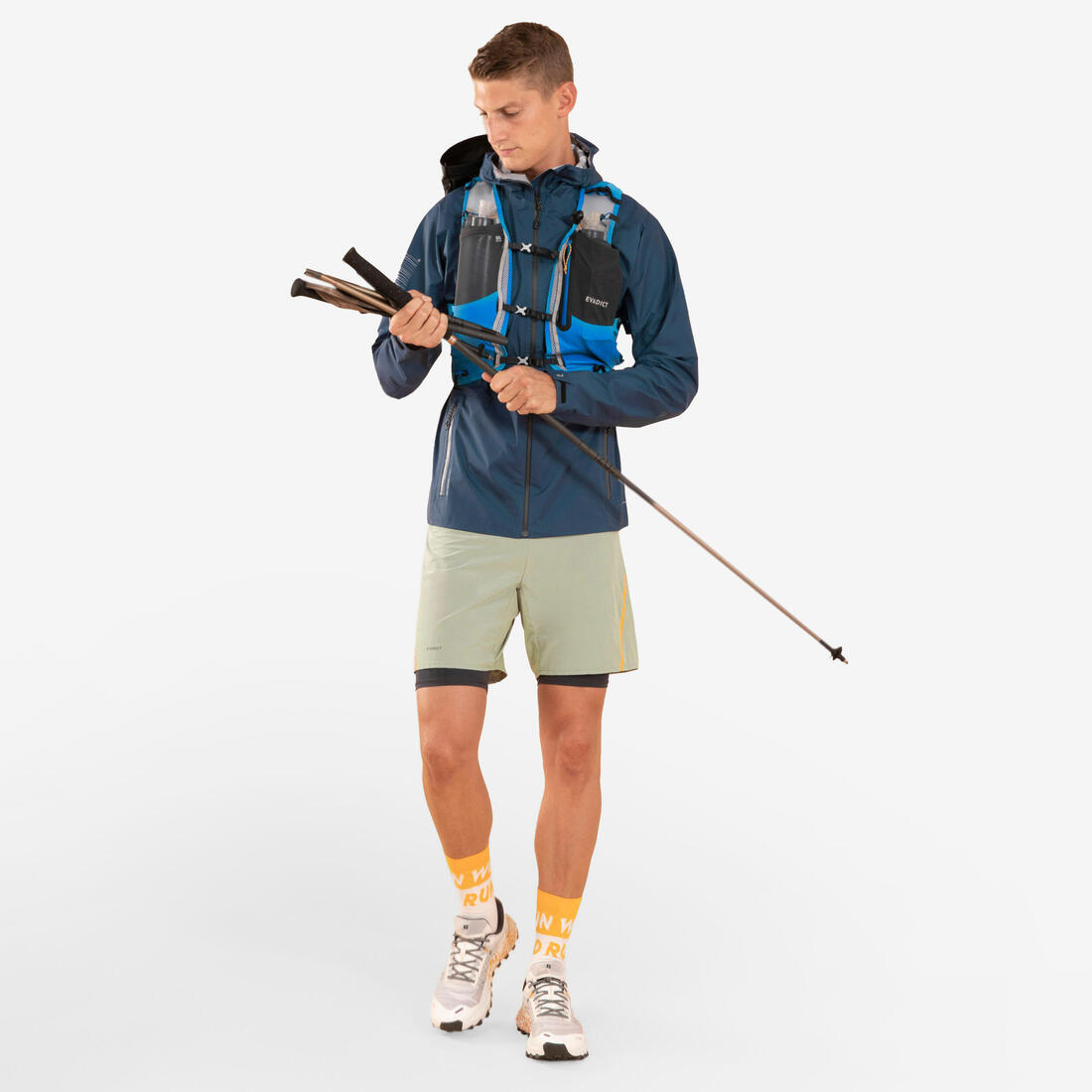 Sac trail running 10l mixte - vendu avec poche à eau 1l