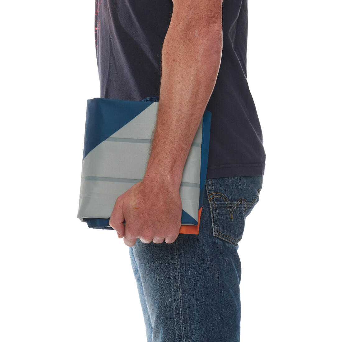 BODYBOARD DECOUVERTE GONFLABLE - COMPACT BLEU (25-75KG)
