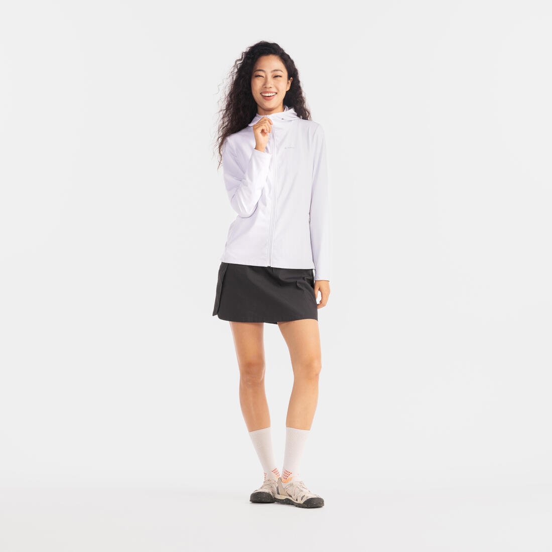 Jupe short de randonnée - nh500 - femme