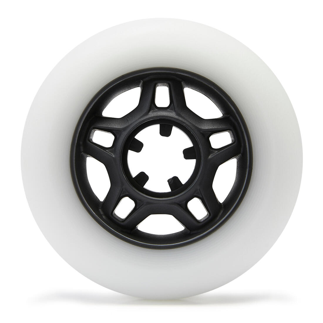 4 roues de roller en ligne fitness adulte FIT 80mm 80A blanches