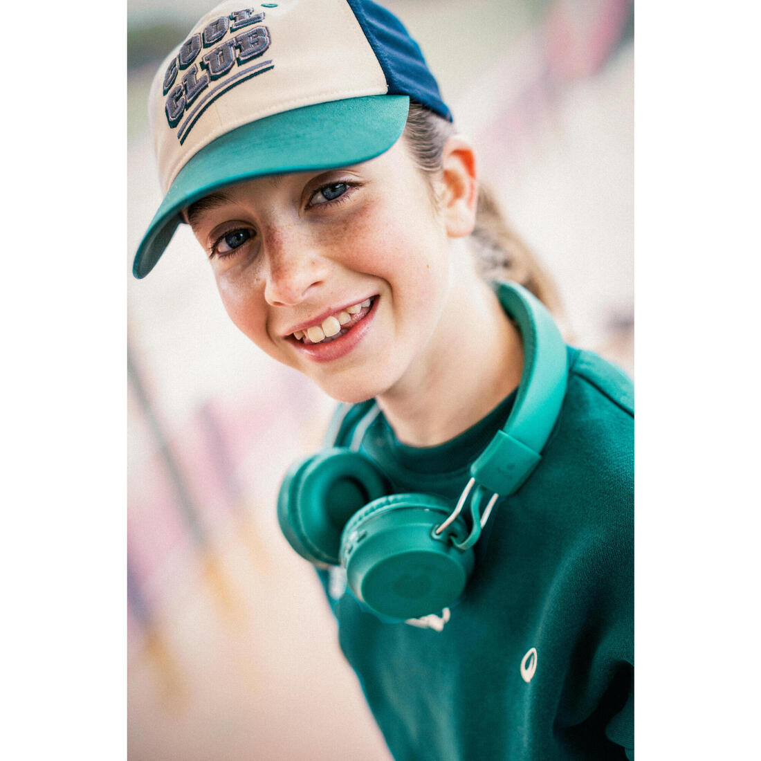 Casquette enfant respirante réglable mixte