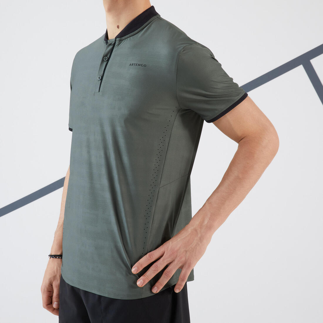 T-shirt tennis manches courtes Homme - ARTENGO DRY+