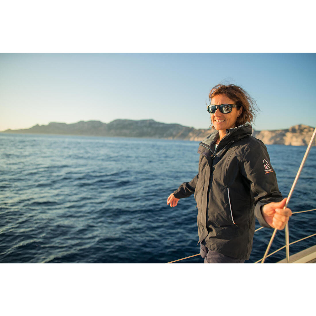 Veste imperméable coupe-vent - veste de pluie femme SAILING 300