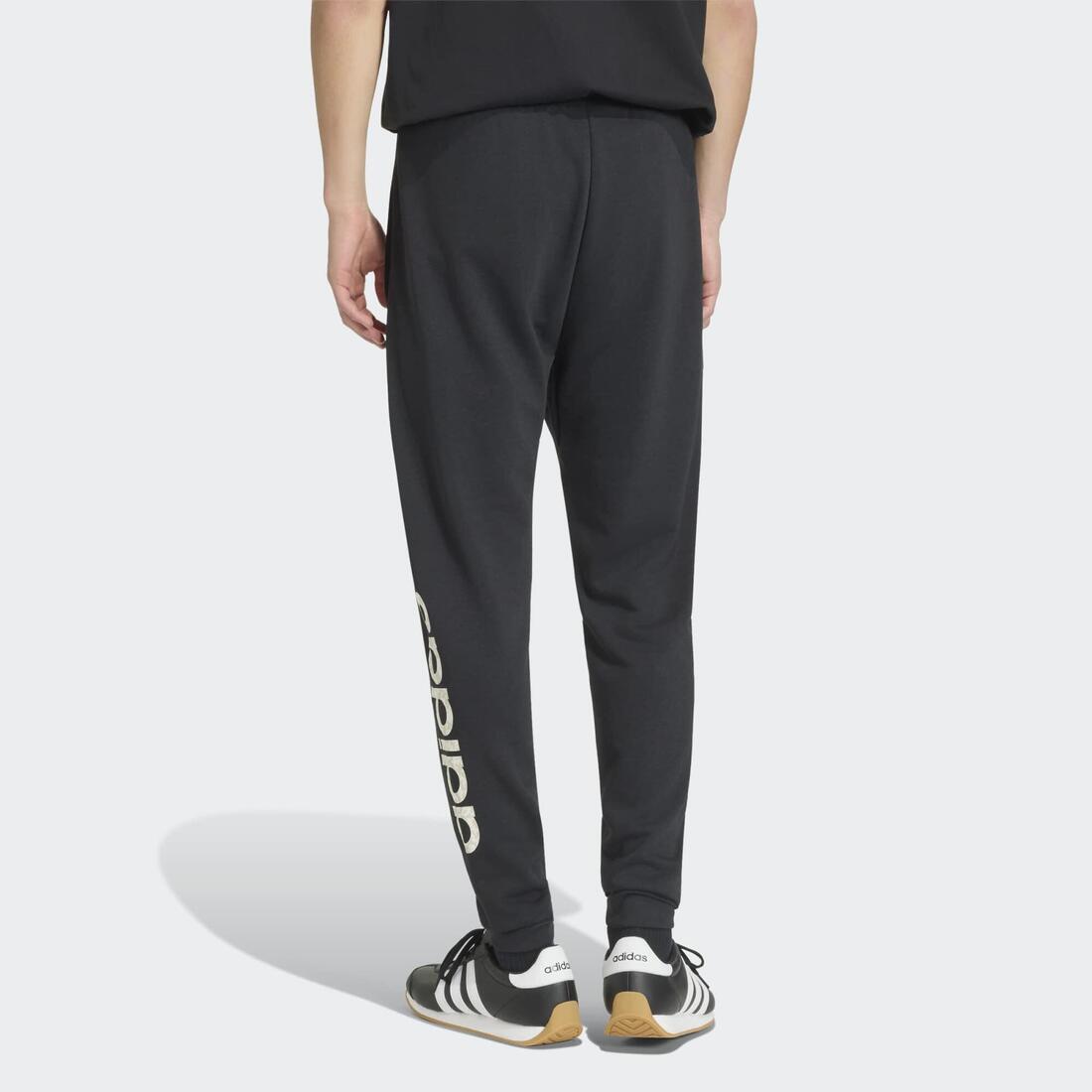 Pantalong de jogging fitness homme, noir