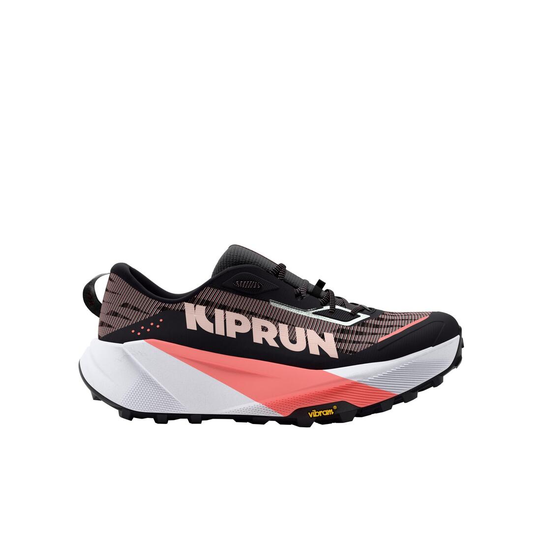 Chaussures de running trail femme, Kiprun kipsummit max gris et