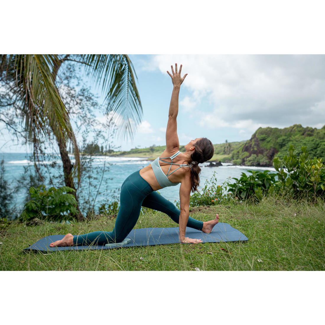 PAD / SUPPORT DE YOGA POUR GENOUX ET POIGNETS ACAJOU