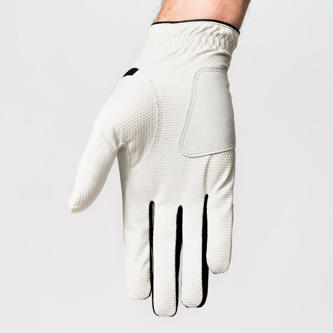 Gant golf homme main droite pour gaucher, Resistance blanc et noir