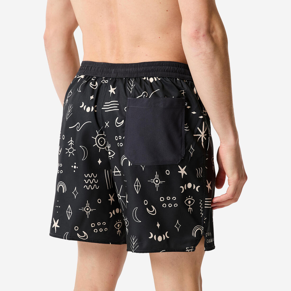 Boardshort surf short de bain mi-long 18'' homme, 100 Supagirl