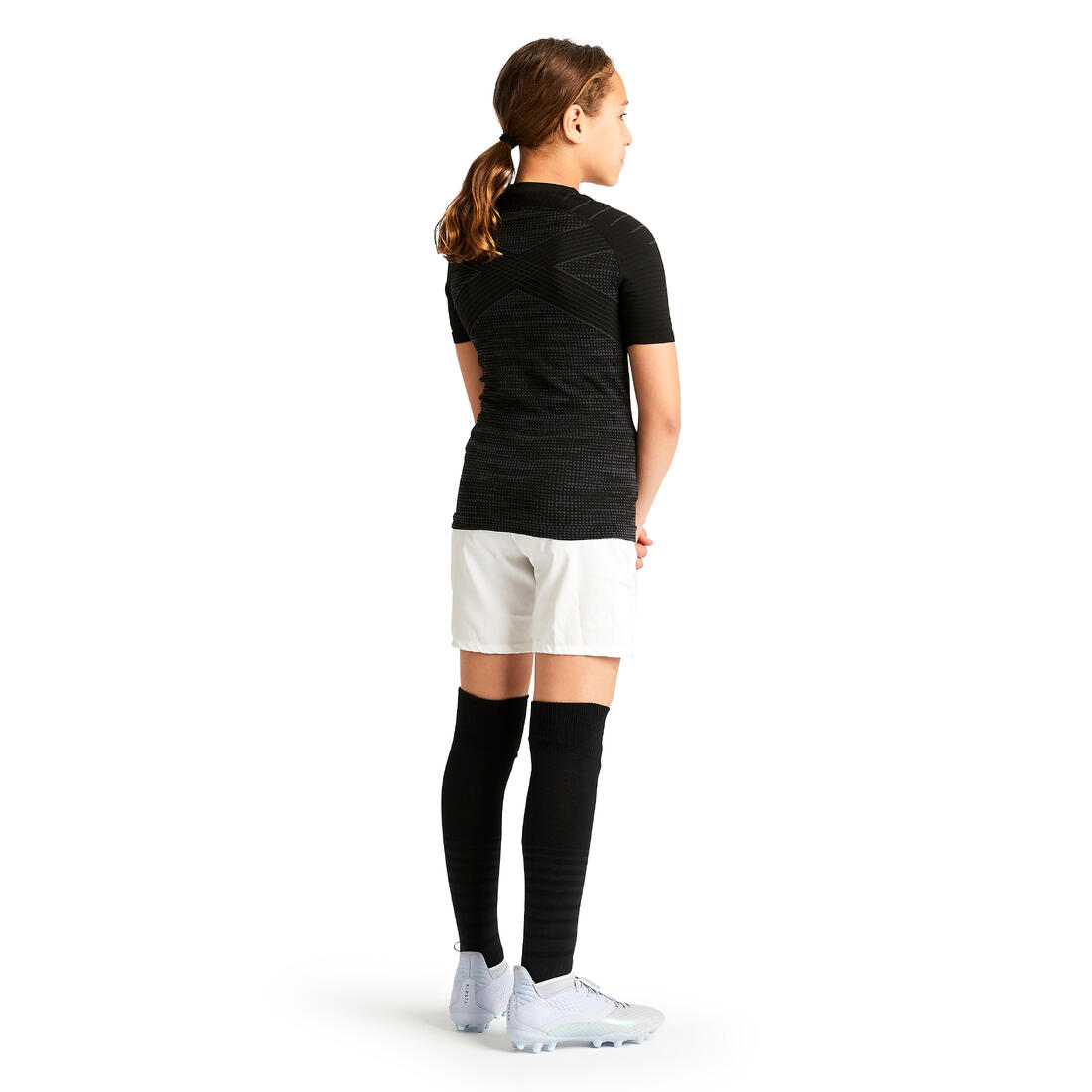 SOUS-VETEMENT THERMIQUE HAUT MANCHES COURTES ENFANT NOIR KEEPDRY 500