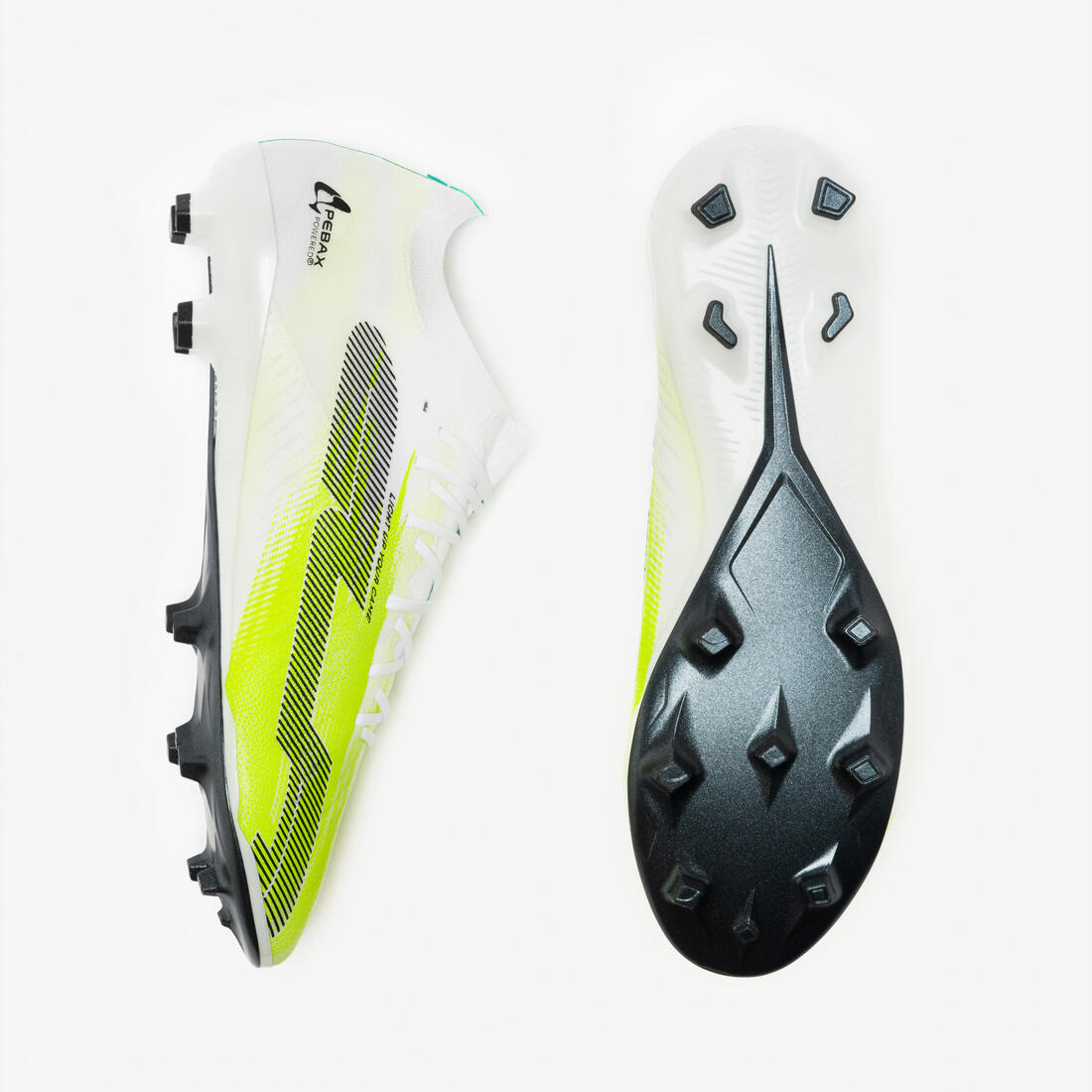 Chaussures de foot adulte CLR 7 Elite FG White Yellow Meteor
