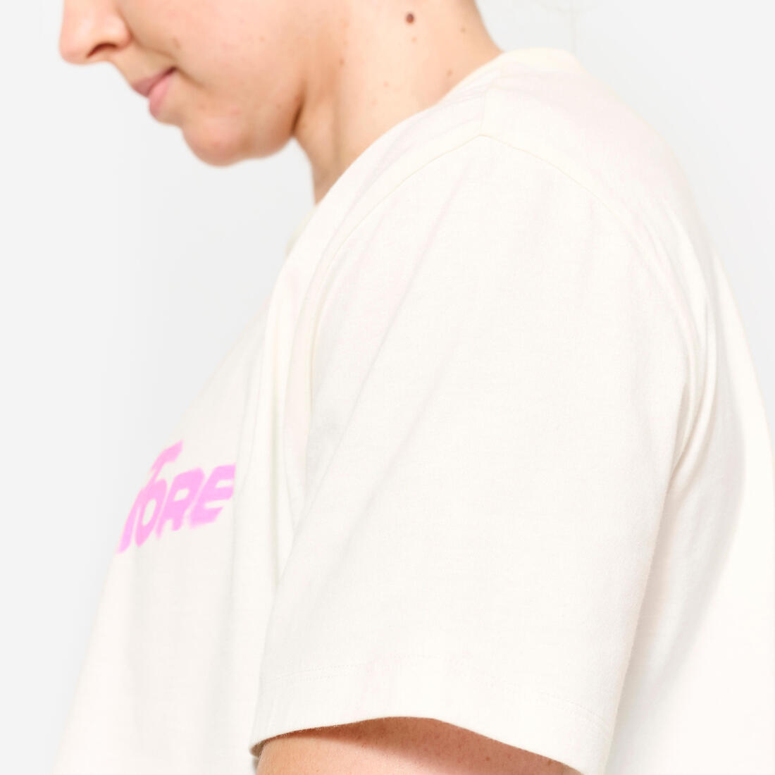 Crop top de musculation coupe ample femme