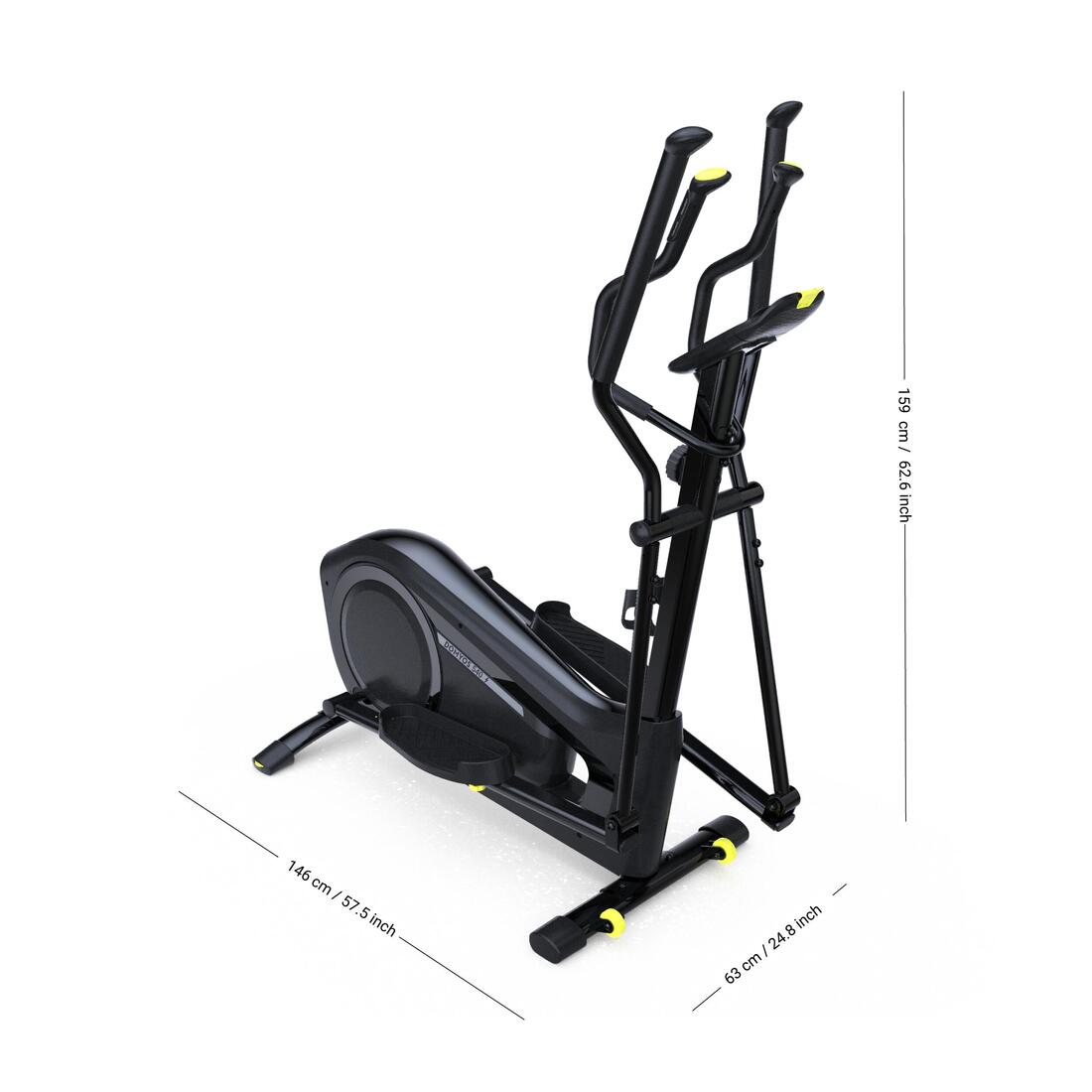 Vélo elliptique el540 noir auto-alimenté et connecté kinomap