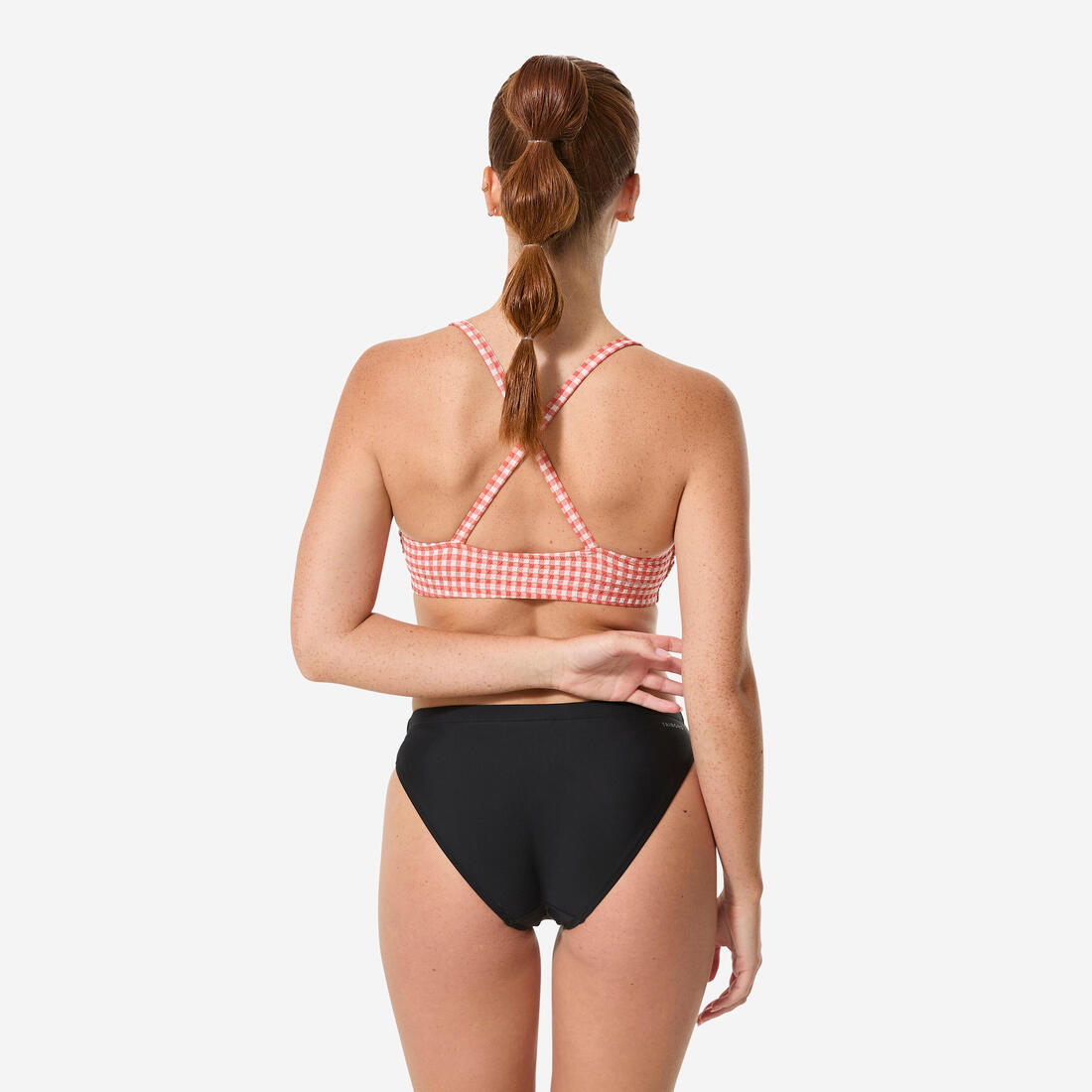 Haut de maillot de bain de natation femme, Lila ara