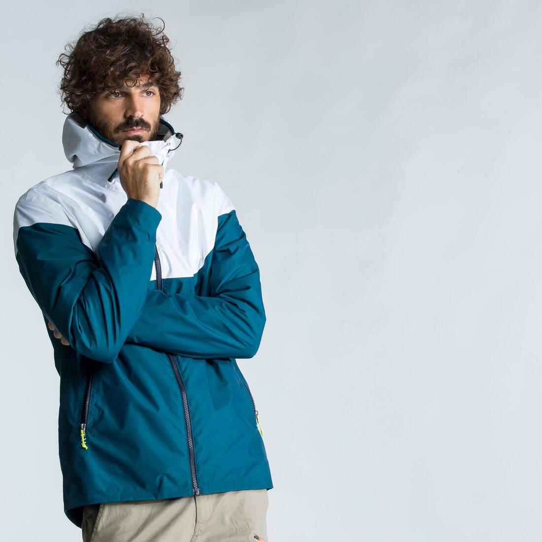 Veste imperméable de voile - veste de pluie coupe vent sailing 100