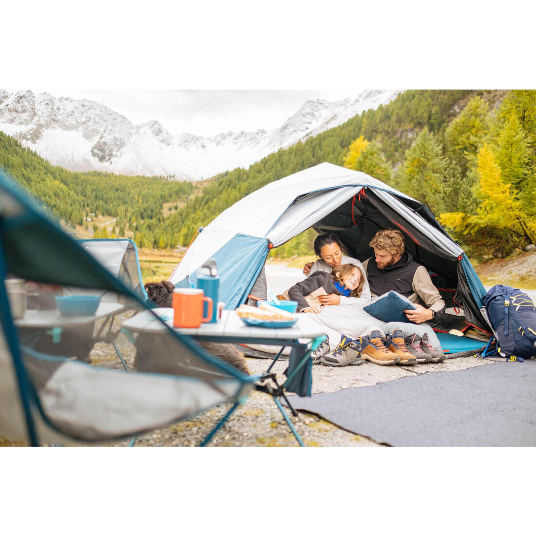 TABLE BASSE COMPACTE DE CAMPING 500