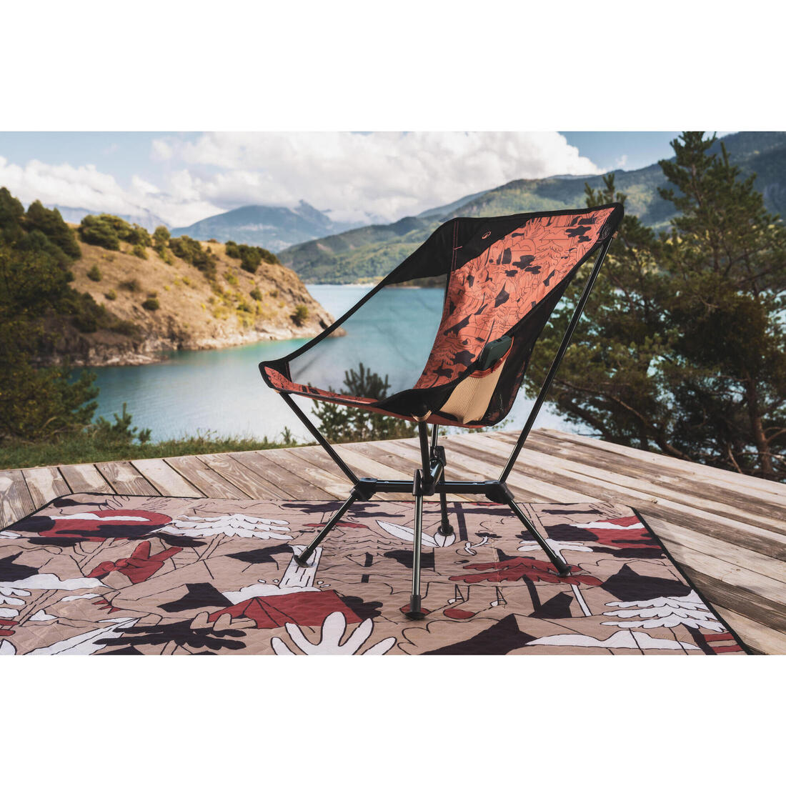 Plaid couverture confort pour pique nique et camping - 170 x 140 cm