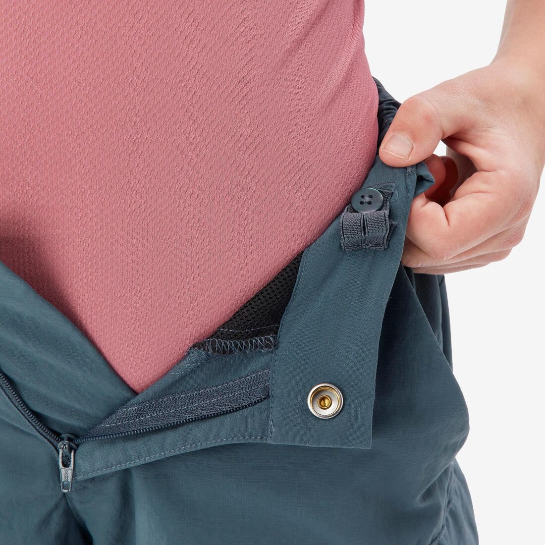 Pantalon modulable de randonnée enfant 7-15 ans, MH500