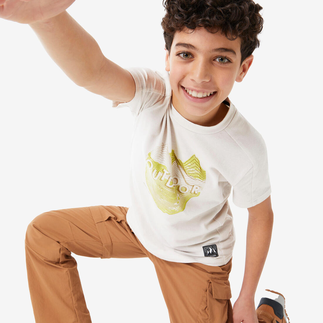 T-shirt de randonnée enfant 7-15 ans, NH100