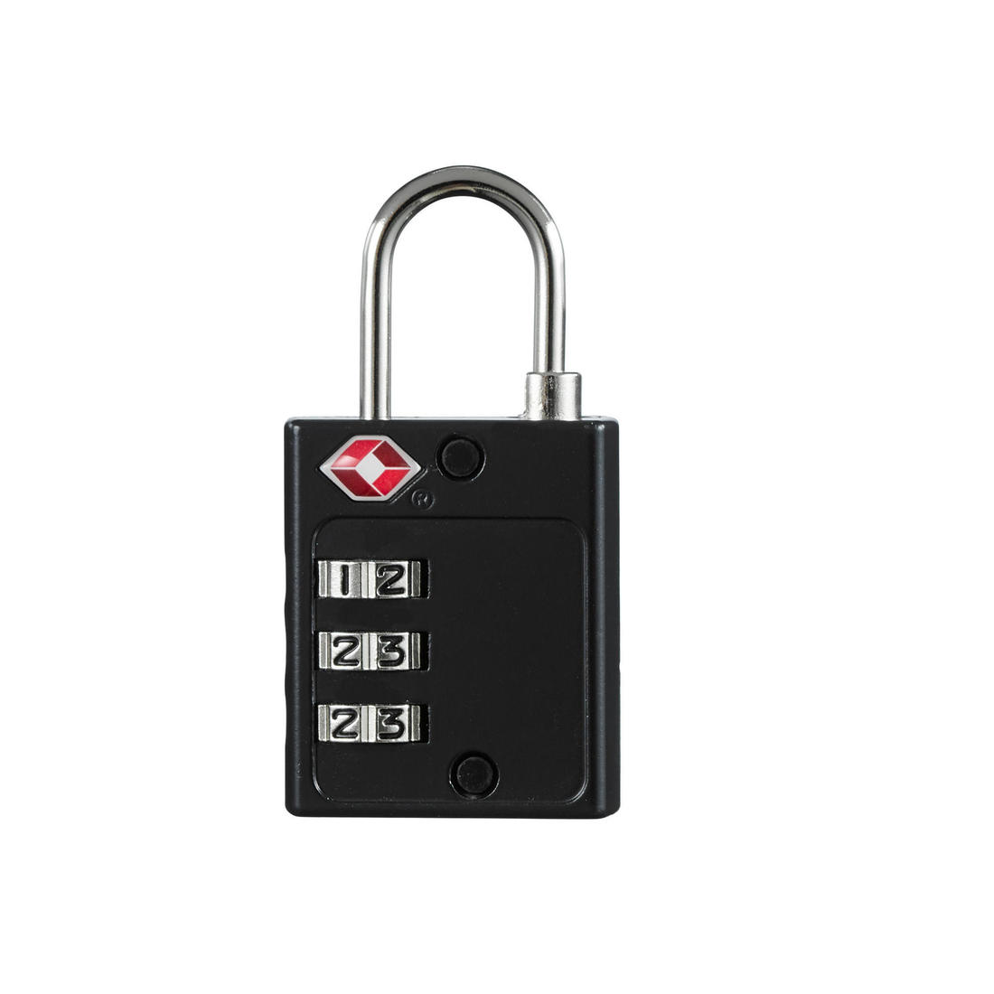 Cadenas à code de voyage solide, Travel TSA noir