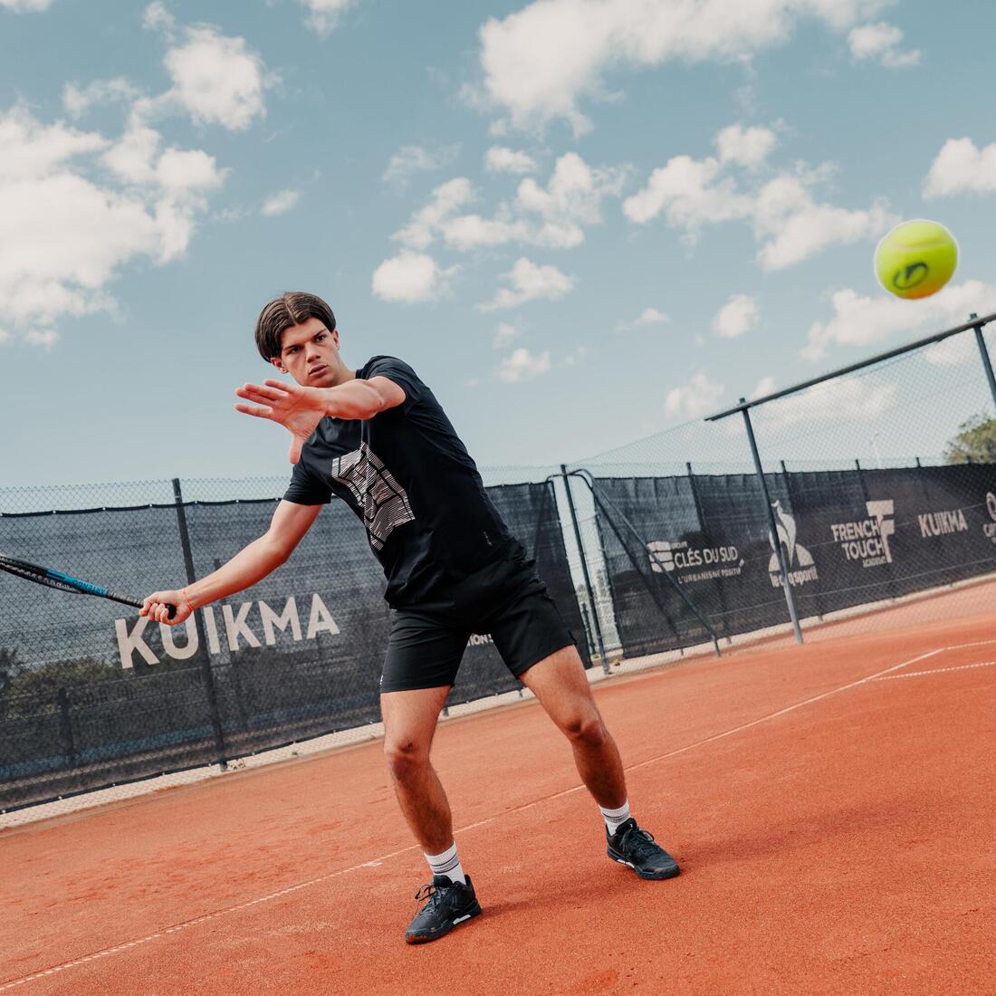 Balle de tennis polyvalente tube de 4, Kuikma all court pro