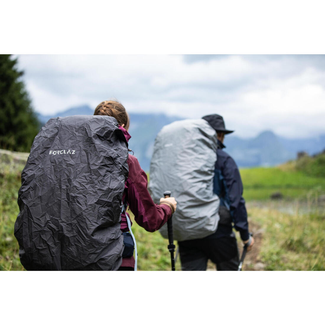 Housse de pluie basique pour sac à dos de trekking - 70/100l